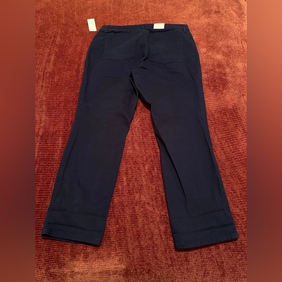 Navy-Blue Straight Leg Pants - Picture 4 of 13